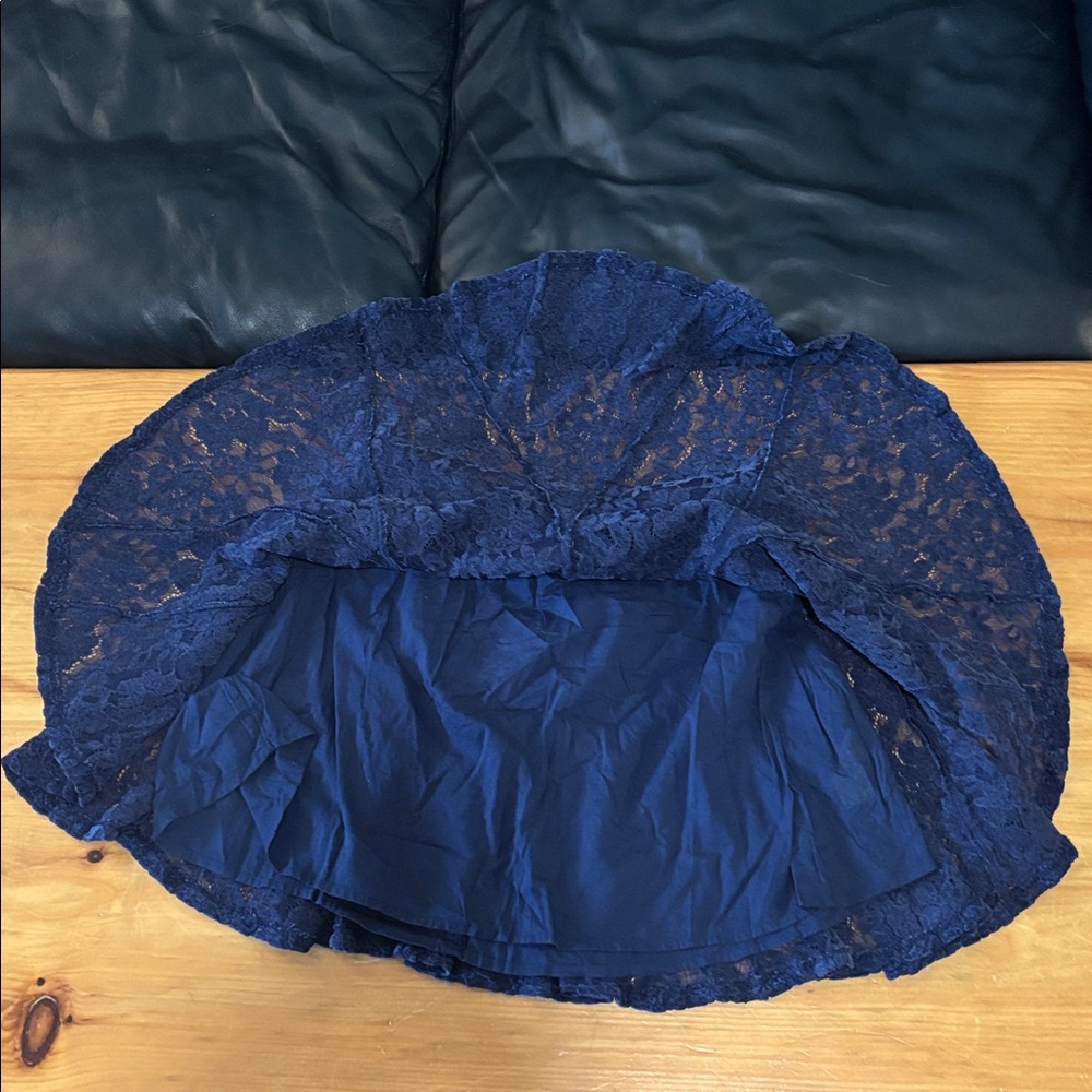 🩶Size XS - NWT: AERIE - Lace Godet Skirt - Picture 5 of 10